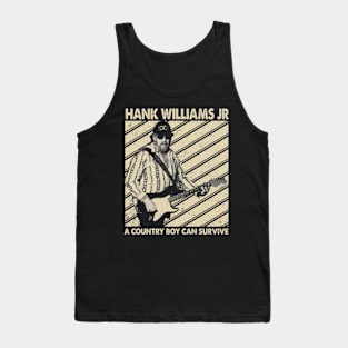 Bocephus Nation Proudly Wearing Williams Jr Tank Top